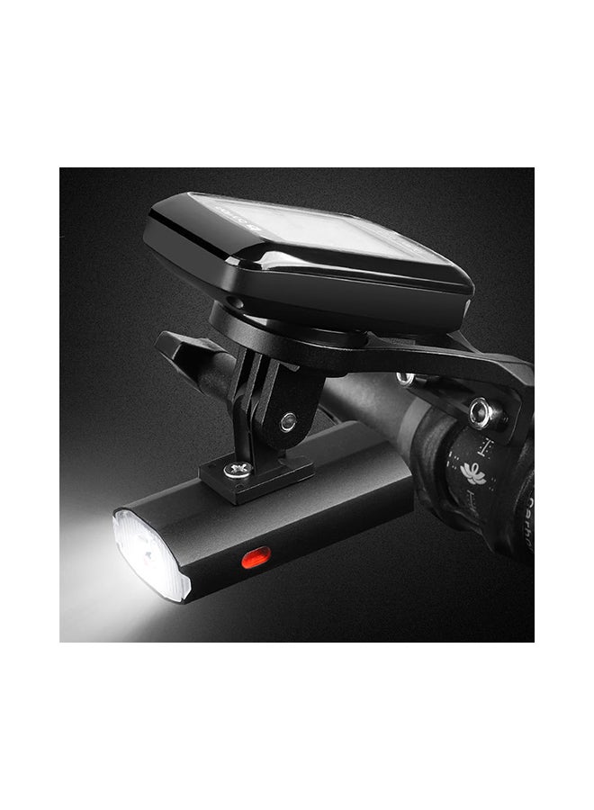WEST BIKING - USB Rechargeable Battery Front Holder Side Lamp 6 Light Modes 10x8cm - Image 1