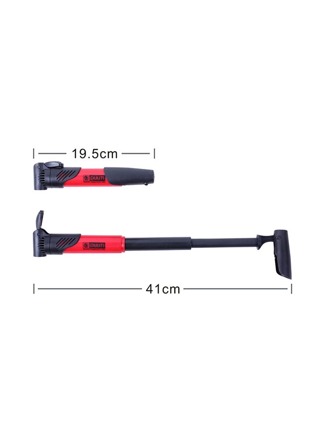 DUUTI Mini Portable High Strength Plastic Bicycle Air Pump 20x10cm - Image 2