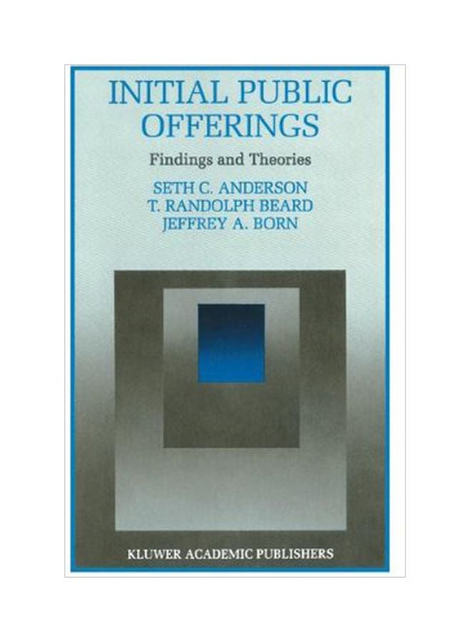 Initial Public Offerings: Findings And Theories paperback english - 08 Dec 2012 