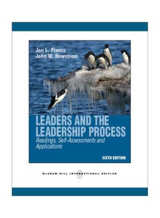 Leaders And The Leadership Process: Readings, Self-Assessments And Applications Paperback English by Jon L. Pierce - 15 Nov 2011 - v1583408937/N35346159A_1