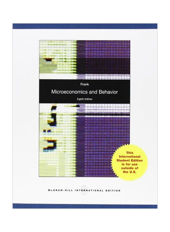 Microeconomics And Behavior Paperback English by Robert H. Frank - 01 Nov 2009 