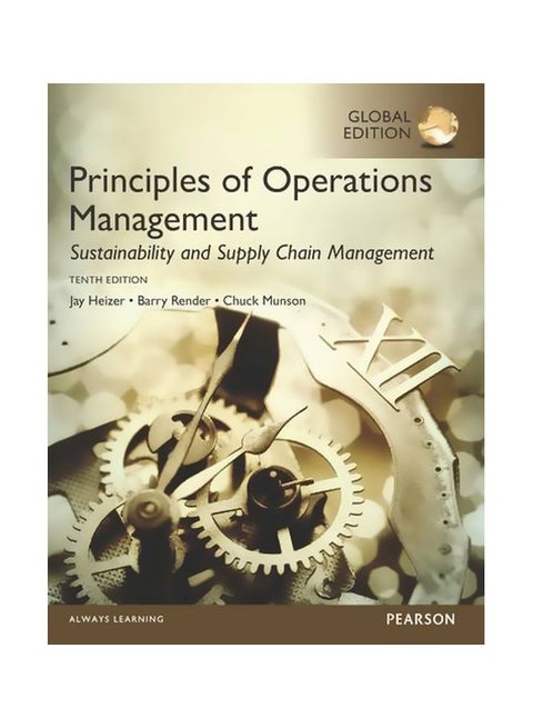 Principles Of Operations Management: Sustainability And Supply Chain Management english 19 Aug 2016