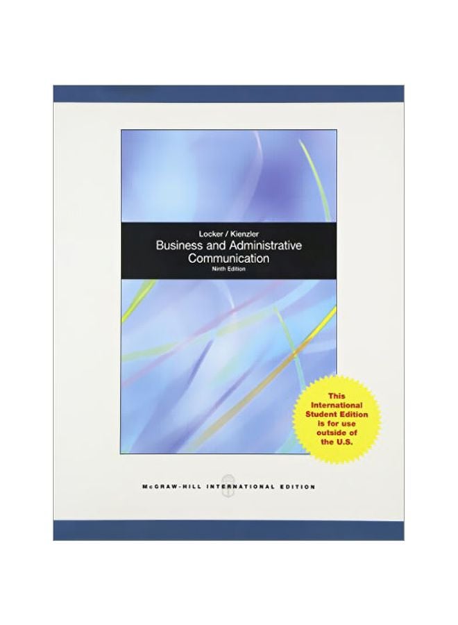Business And Administrative Communication Paperback English by Kitty O. Locker - 2009-11-01 