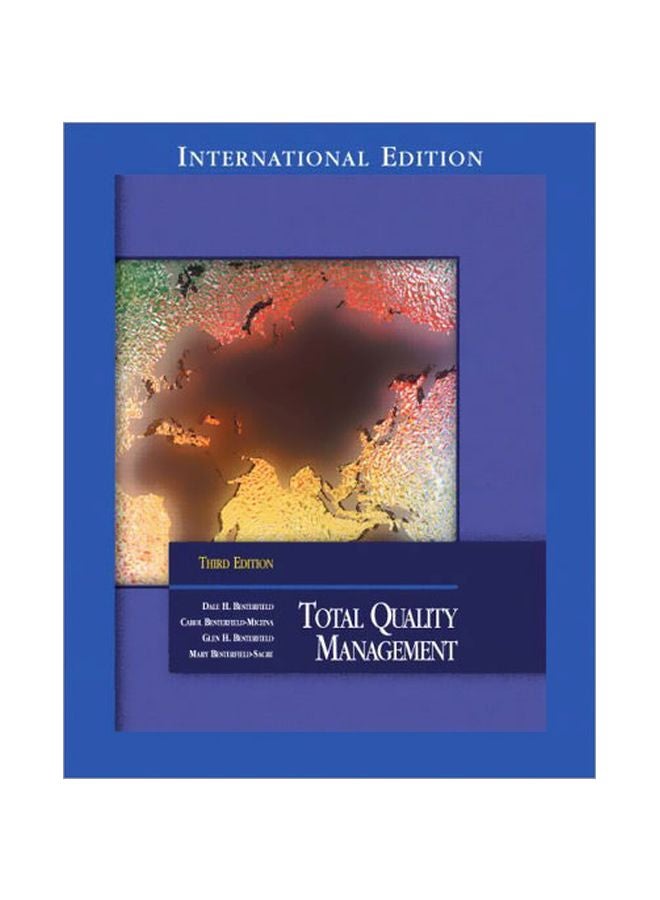 Total Quality Management paperback english - 28 Jan 2003 