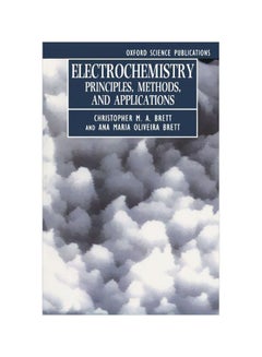 Electrochemistry: Principles, Methods, And Applications paperback english - July 22, 1993 