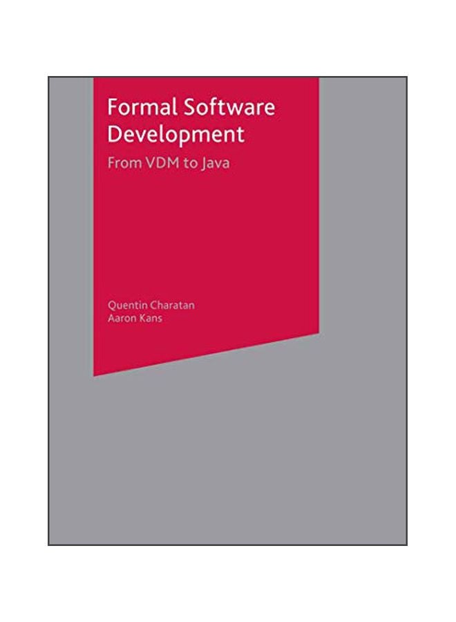 null - Formal Software Development: From Vdm To Java paperback english - 09 Sep 2003 - Image 1