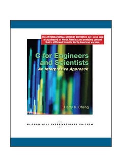 C For Engineers And Scientists paperback english - 20 May 2011 