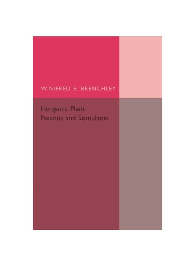 Inorganic Plant Poisons And Stimulants paperback english 