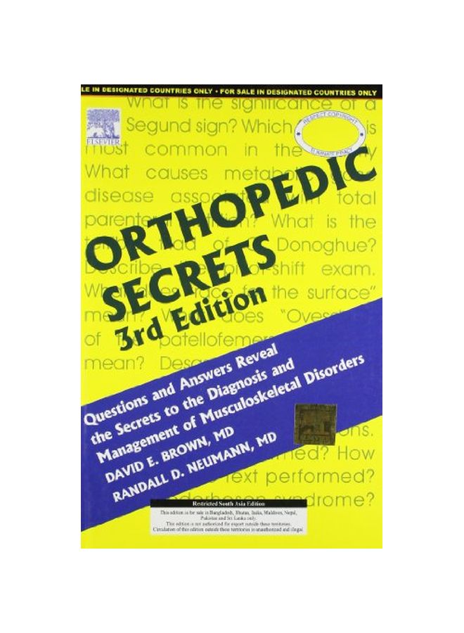 Orthopedic Secrets paperback english - 18 Nov 2009 