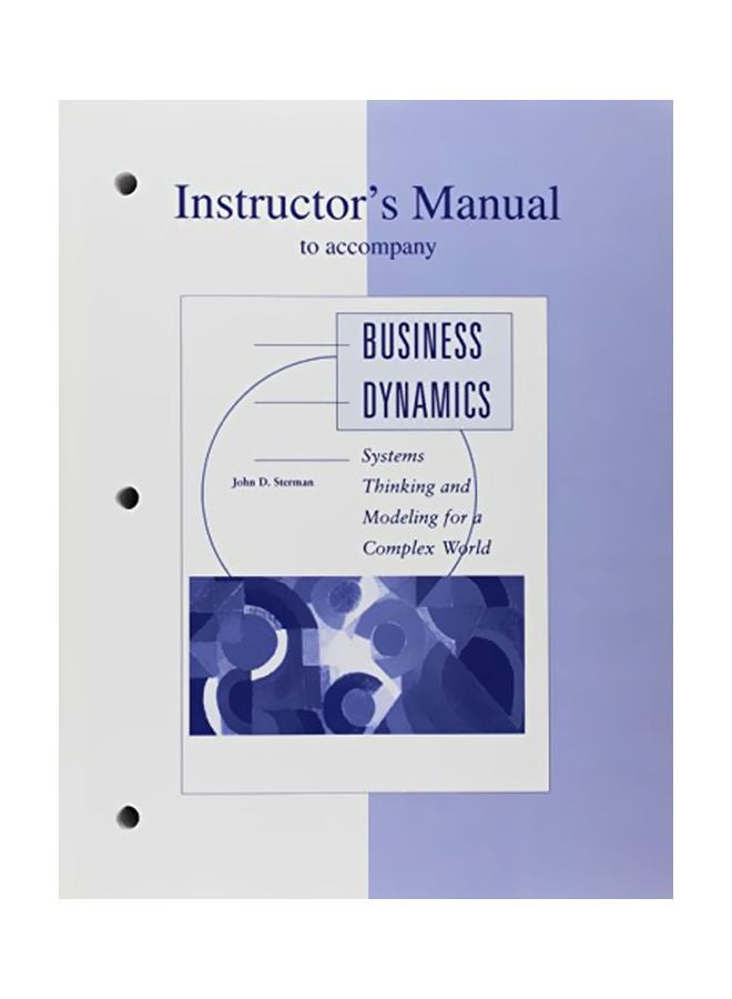 Instructor Manual: Business Dynamics paperback english - 01 Mar 2001 
