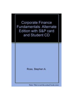 Corporate Finance Fundamentals Paperback English by Stephen A. Ross - 01 Apr 2005 