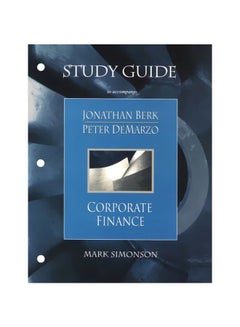 Study Guide For Corporate Finance paperback english - 30 Dec 2007 