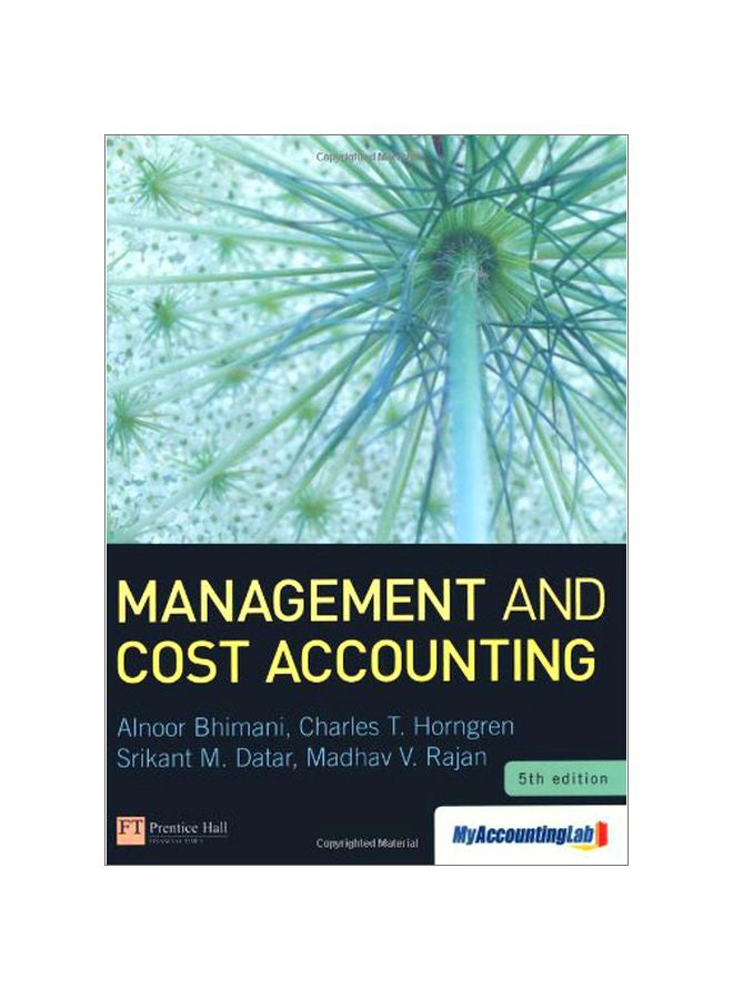 Management And Cost Accounting english 07 Nov 2011 