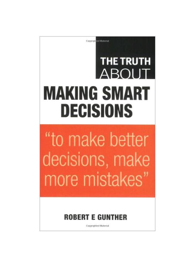 The Truth About Making Smart Decisions paperback english - 17 Apr 2008 