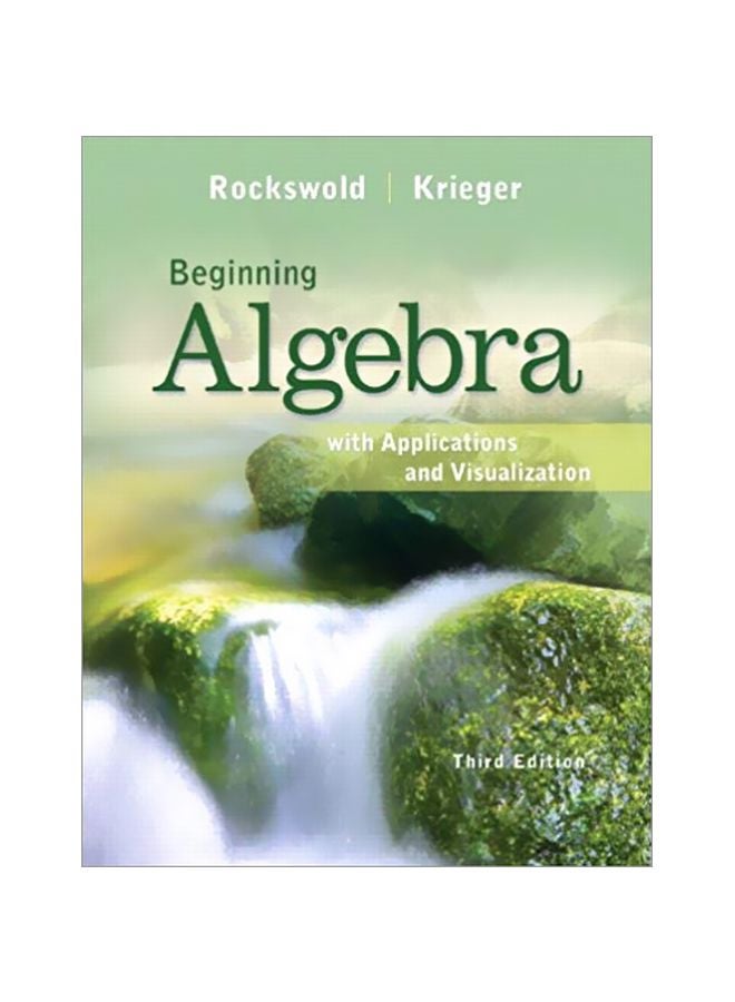 Beginning Algebra With Applications And Visualization paperback english - 2008