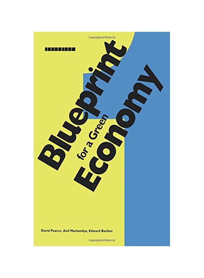 Blueprint 1 : For A Green Economy paperback english - 03 Apr 2000 