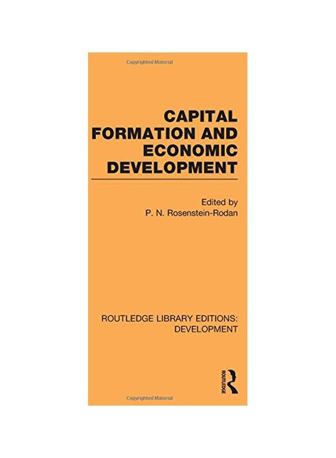 Capital Formation And Economic Development hardcover english - 24 Jan 2011