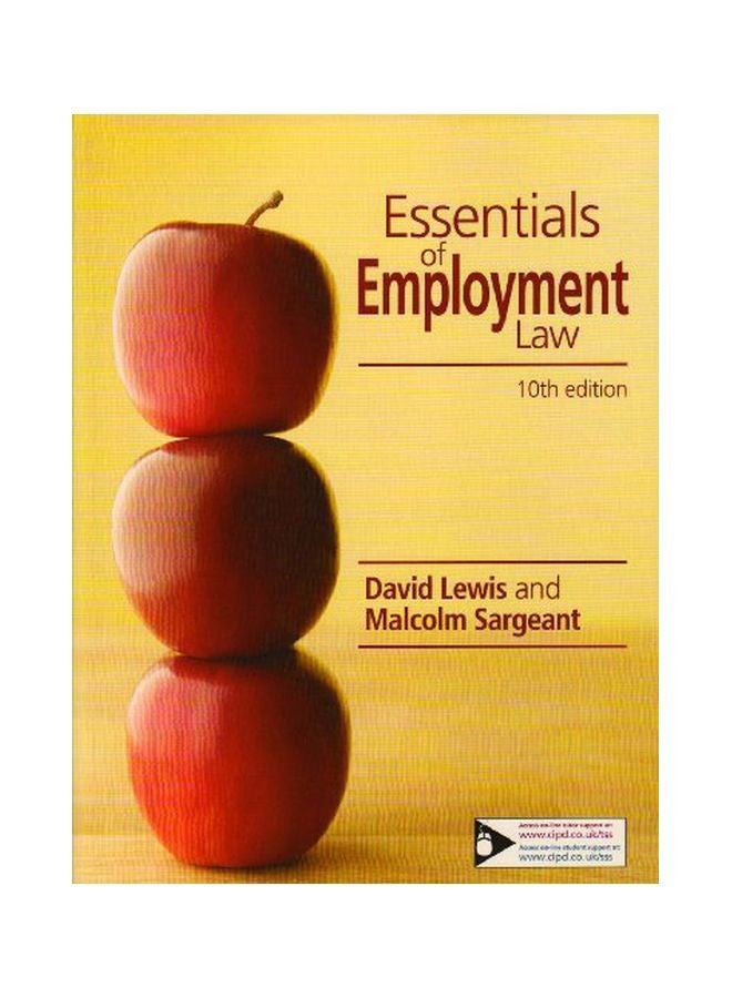 Essentials Of Employment Law Paperback by David Lewis - 01 Jun 2009 