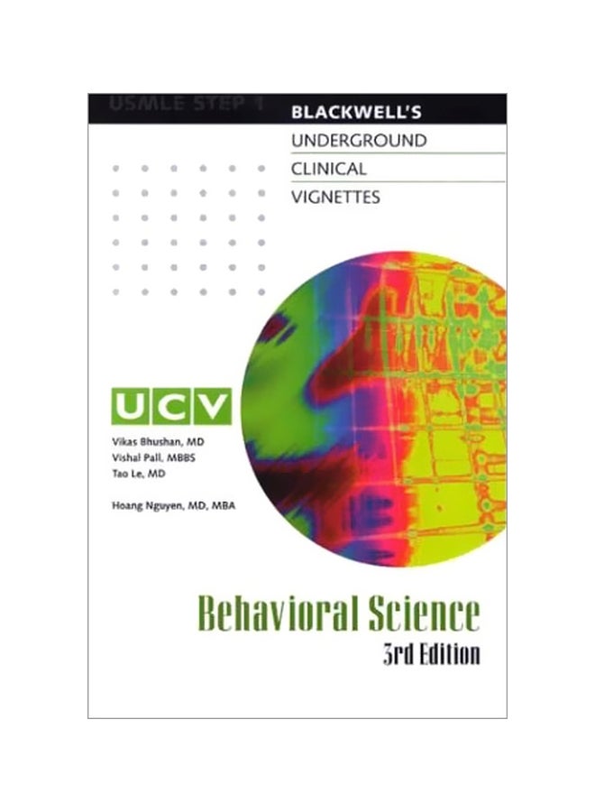 Underground Clinical Vignettes: Behavioural Science Step 1 paperback english - 01 Jan 2002 