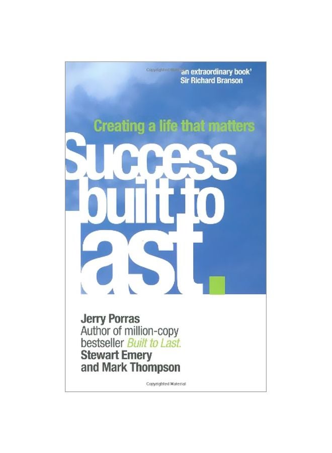 null - Success Built To Last: Creating A Life That Matters Paperback English by Jerry Porras - 30 Nov 2006 - Image 1