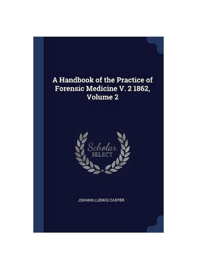 null - Handbook Of The Practice Of Forensic Medicine V. 2 1862 paperback english - 43132.0 - Image 1