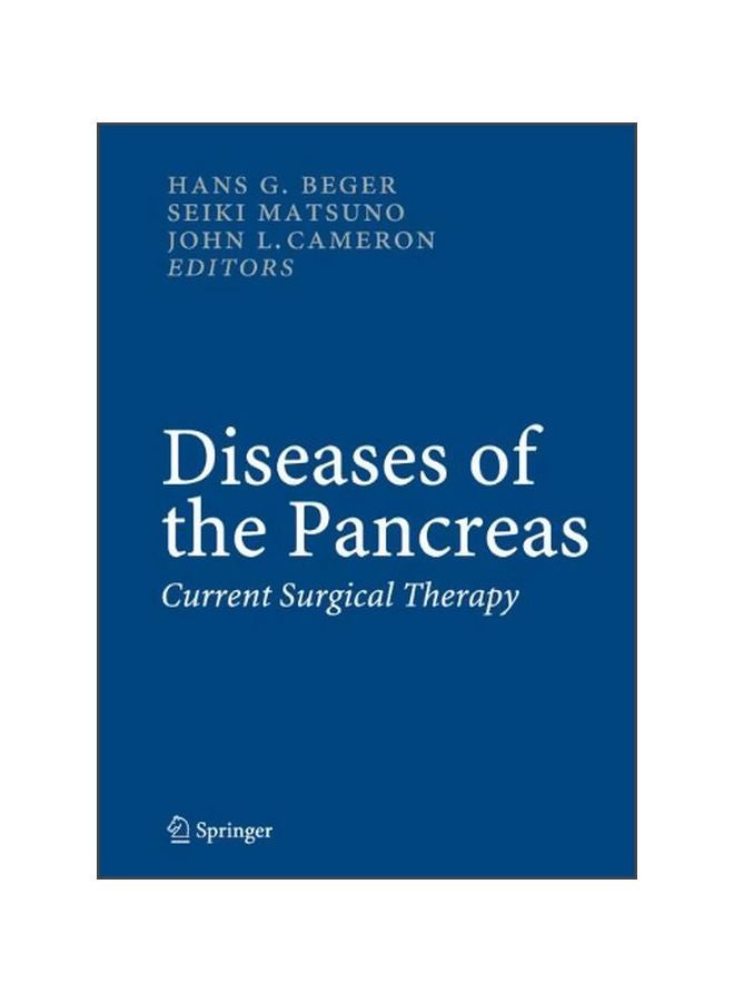 Diseases Of The Pancreas : Current Surgical Therapy hardcover english - 03 Jan 2008 