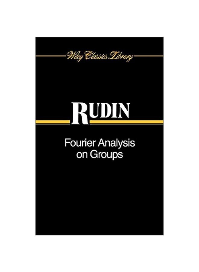 Fourier Analysis On Groups paperback english - 32898.0 
