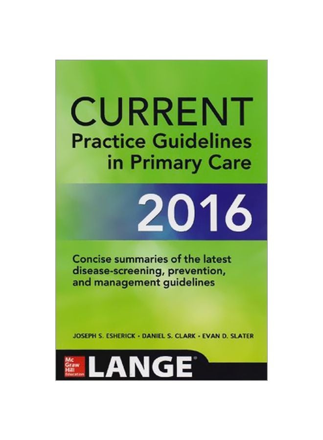 Current Practice Guidelines In Primary Care 2016 paperback english - 28 Jul 2016 