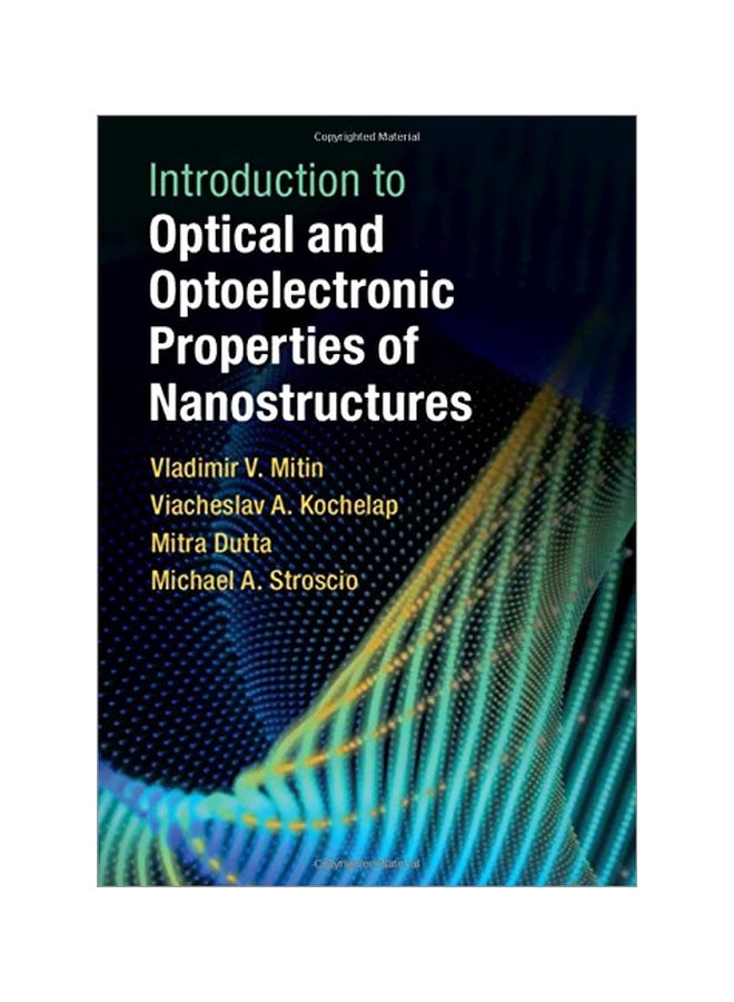 Introduction To Optical And Optoelectronic Properties Of Nanostructures hardcover english 