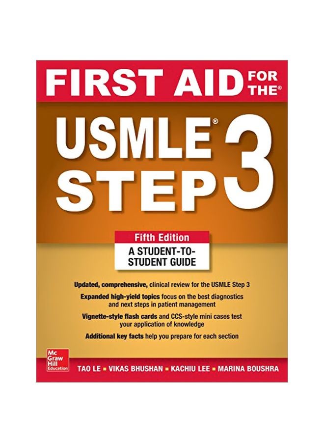 null - First Aid For The Usmle Step 3 Paperback English by Tao Le - 30 Jan 2019 - Image 1