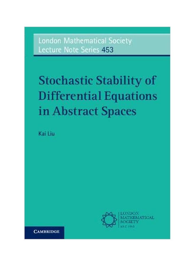 Stochastic Stability Of Differential Equations In Abstract Spaces paperback english - v1583409264/N35348164A_1