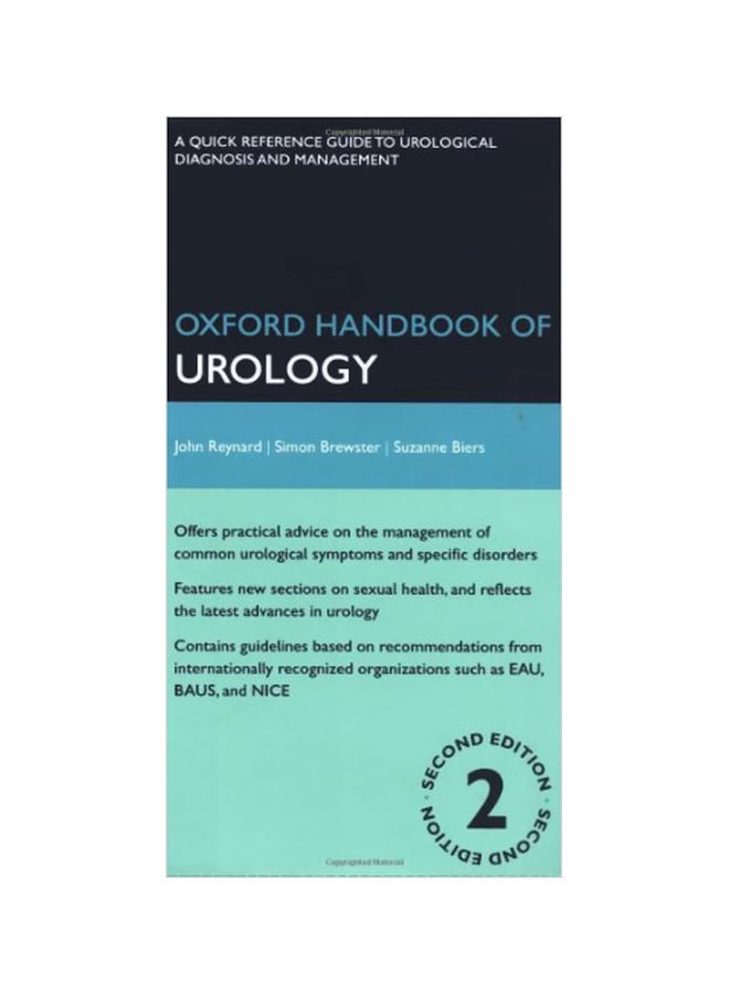 دليل أكسفورد علم أمراض المسالك البولية غلاف ورقي الإنجليزية - 39918