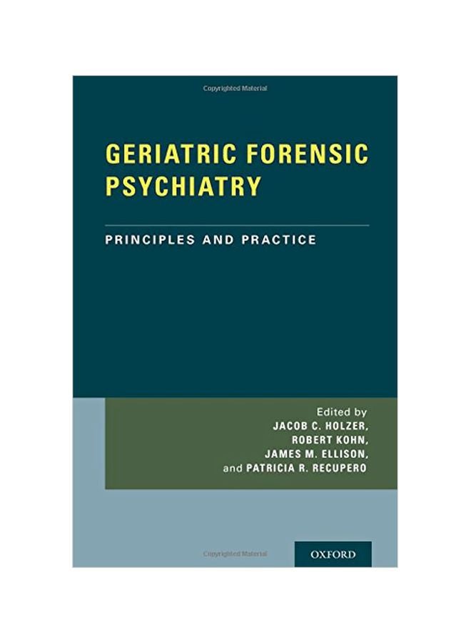Geriatric Forensic Psychiatry: Principles And Practice paperback english - 18 Jan 2018 
