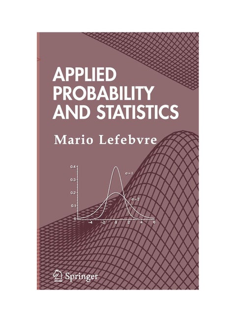 Applied Probability And Statistics hardcover english - 38875.0