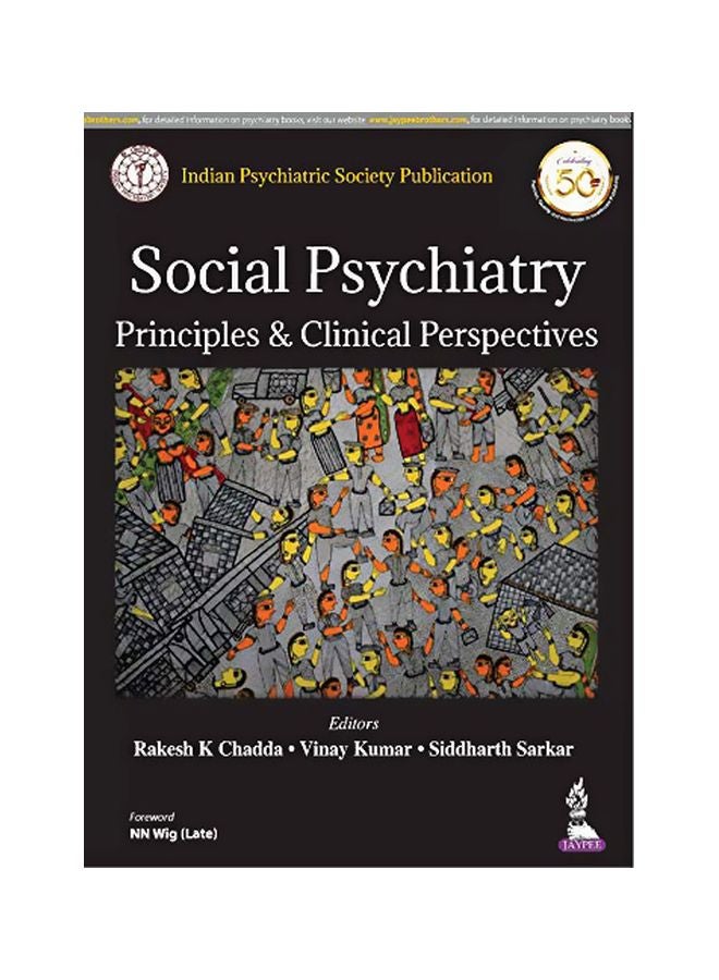 Social Psychiatry Principles & Clinical Perspectives - India paperback english 