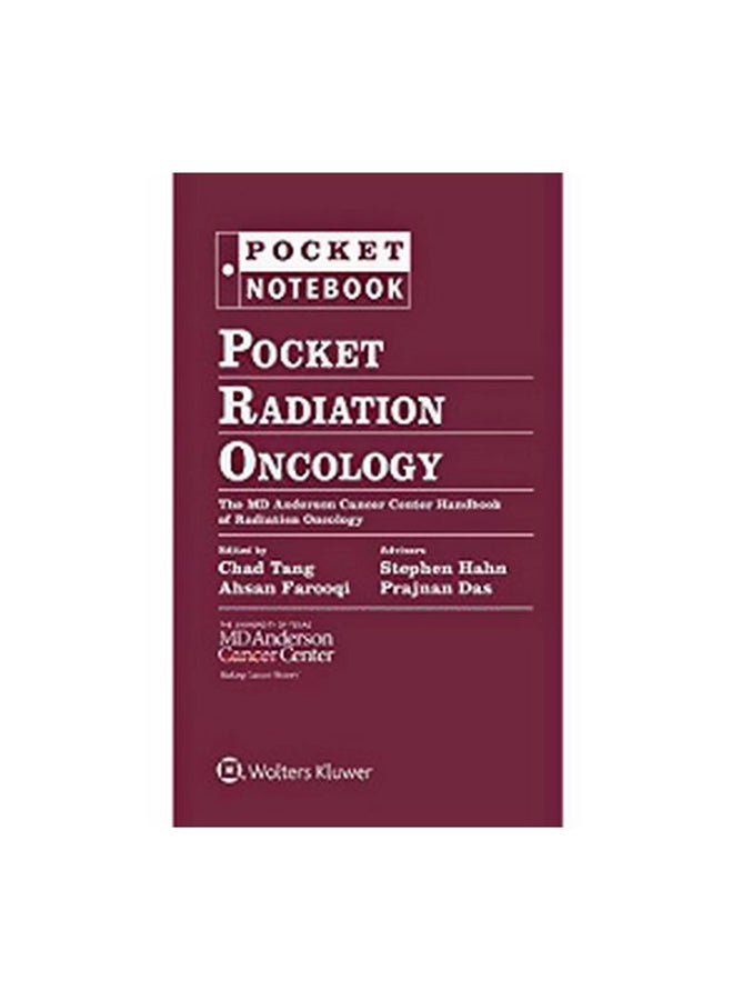 Pocket Radiation Oncology Paperback English by Chad Tang - 43609 