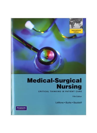 Medical-surgical Nursing: Critical Thinking In Patient Care Paperback English by Karen M. Burke - 26 May 2011 - v1583409345/N35349748A_1