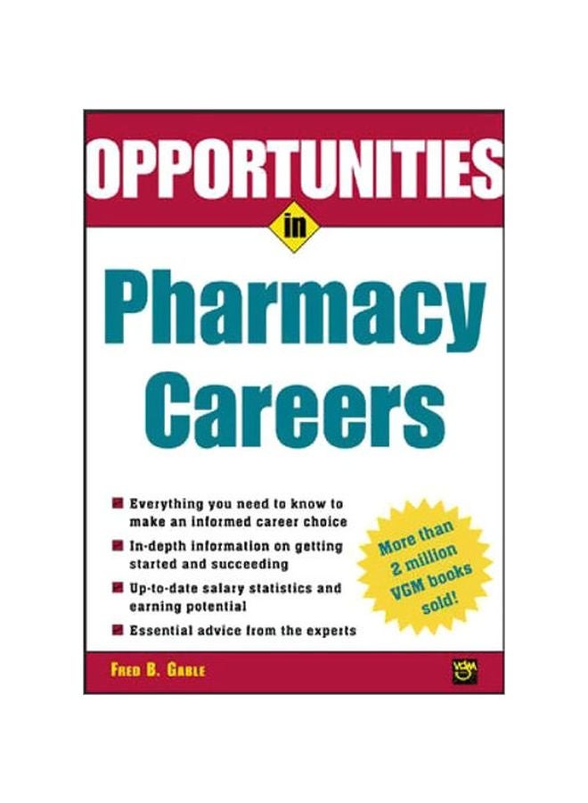 Opportunties In Pharmacy Careers paperback english - 09 Oct 2003 