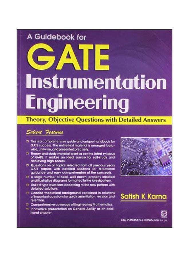 A Guidebook For GATE Instrumentation Engineering: Theory Objective Questions With Detailed Answers paperback english - 41670.0