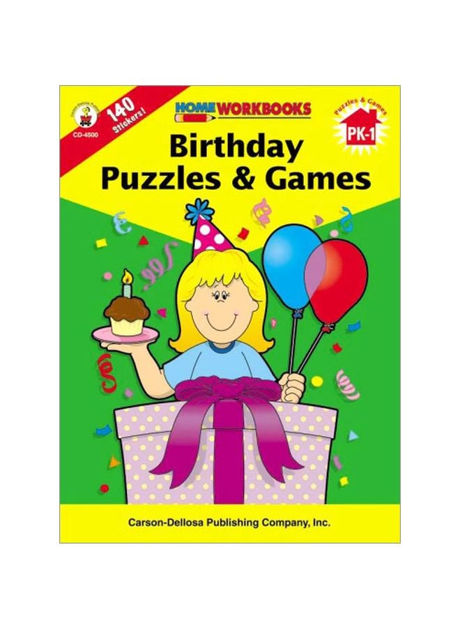 Birthday Puzzles And Games paperback english - 37257.0 