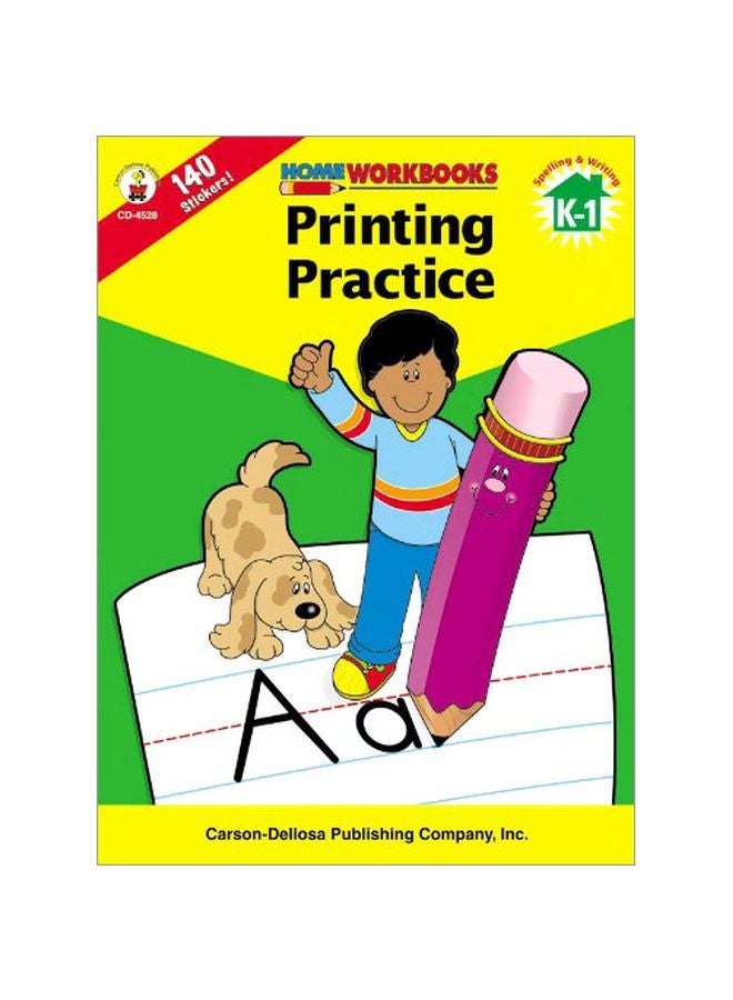 Printing Practice: Grades K-1 eBook English by Carson-Dellosa Publishing - 37304 