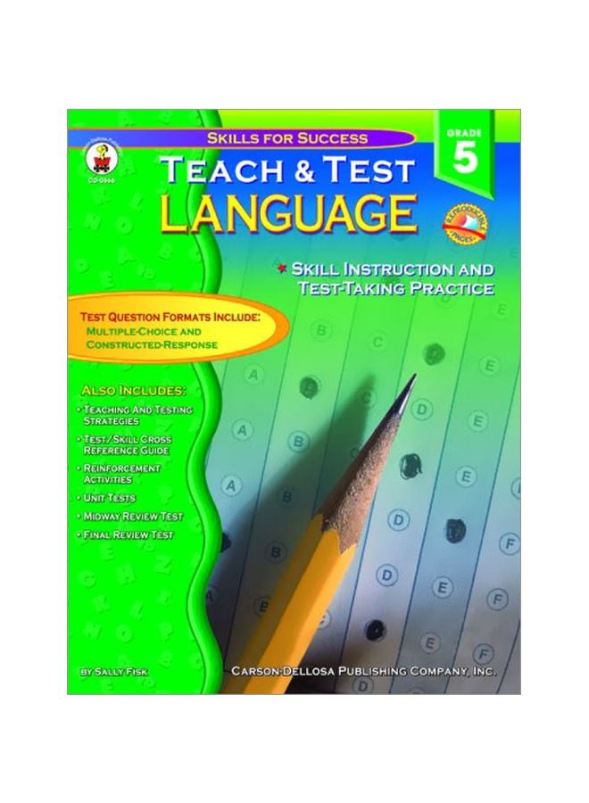 Teach And Test Language: Grade 5 paperback english - 37438.0