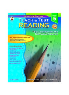 Teach And Test Reading: Grade 5 Paperback English by Jean Wolff - 38930.0 