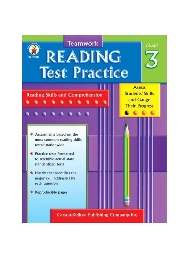 null - Teamwork Reading Test Practice: Reading Skills And Comprehension: Grade 5 paperback english - 2005.0 - Image 1