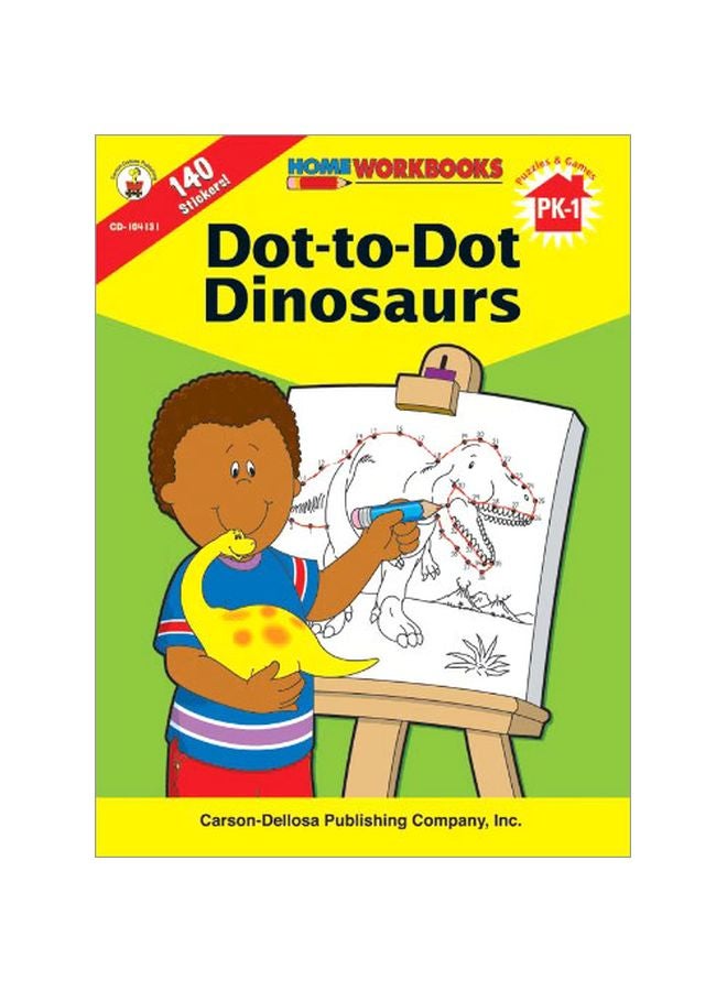 Dot-To-Dot Dinosaurs: Grades PK-1 paperback english - 38777.0 