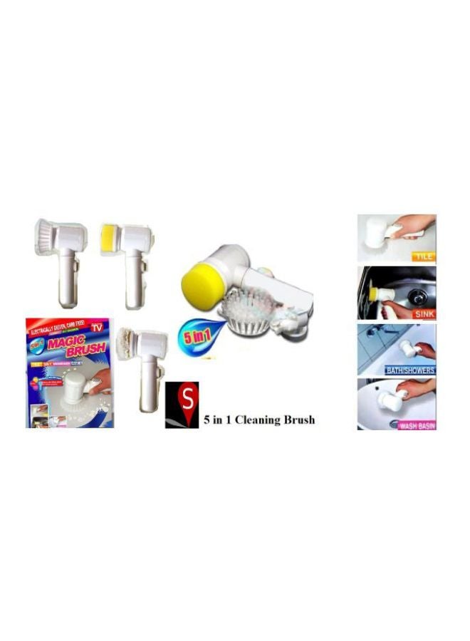 5-In-1 Cleaning Brush White - Image 2
