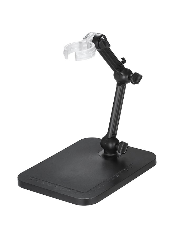 Mini Magnifier Camera Stand Holder Black  - Image 1