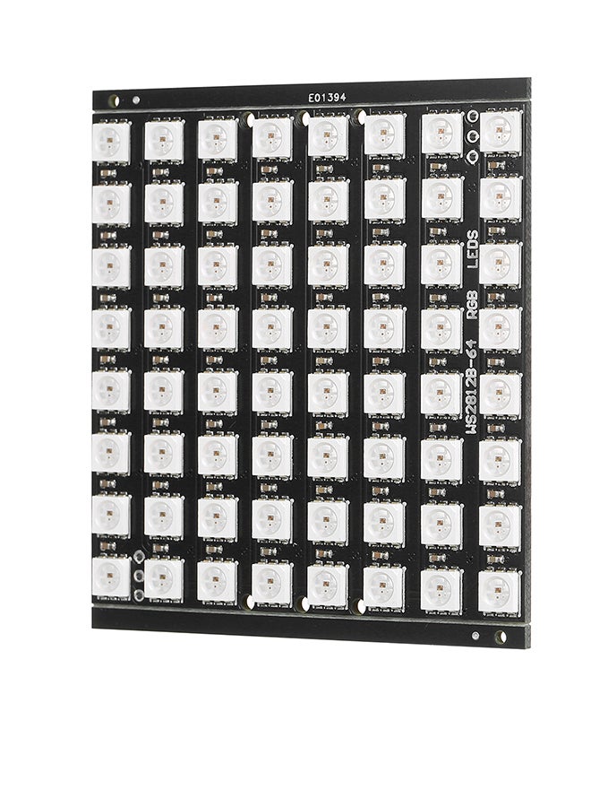 لوحة تطوير ذكية بإضاءة LED متعددة الألوان RGB أسود 9x0.50x8سم - Image 5