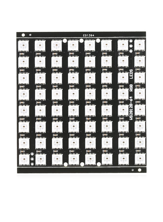 لوحة تطوير ذكية بإضاءة LED متعددة الألوان RGB أسود 9x0.50x8سم - Image 1