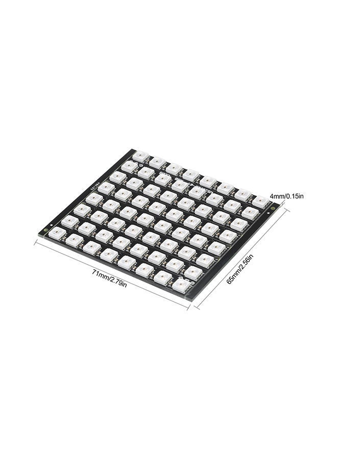 لوحة تطوير ذكية بإضاءة LED متعددة الألوان RGB أسود 9x0.50x8سم - Image 4